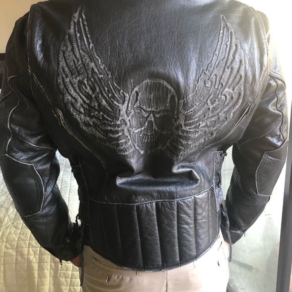 XELEMENT 100% leather biker jacket - Picture 7 of 7